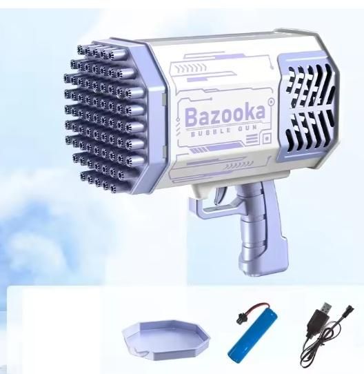 Automatic Bubble Gun Machine for Kids – Soap Bubble Blower Toy